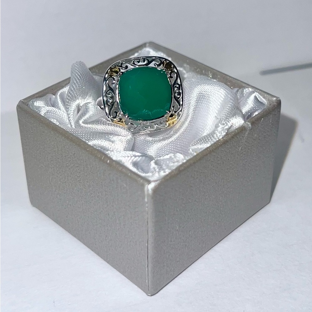 Karis Green Onyx ring